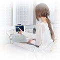 Aluminium Alloy Office Bureau Clip de la tablette de levage montée PC STANDEMENT MOBILE TELLEMENT